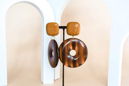 Francine Bramli - Boucles d'oreilles donuts