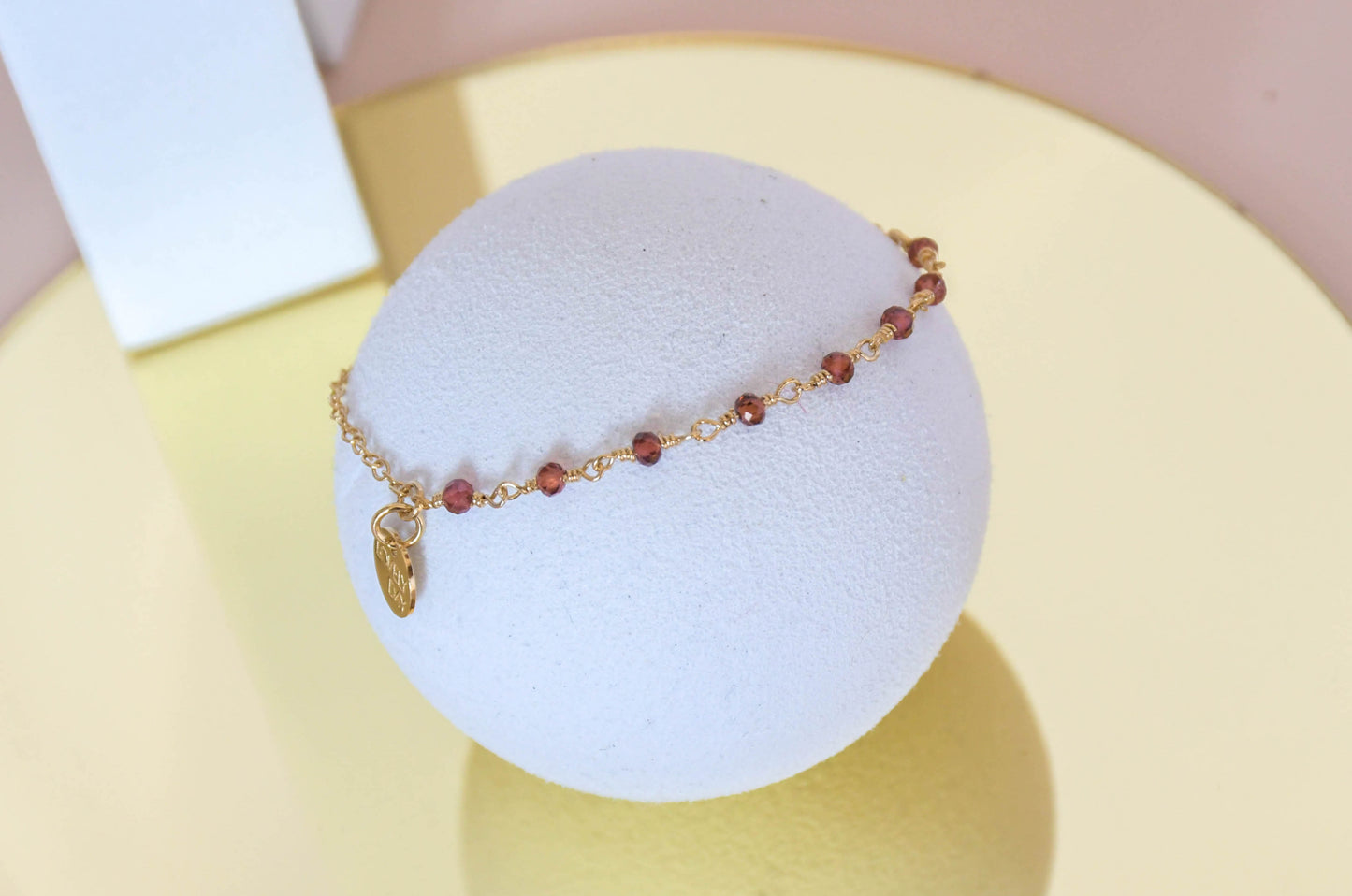 Lovely day - Bracelet grenat