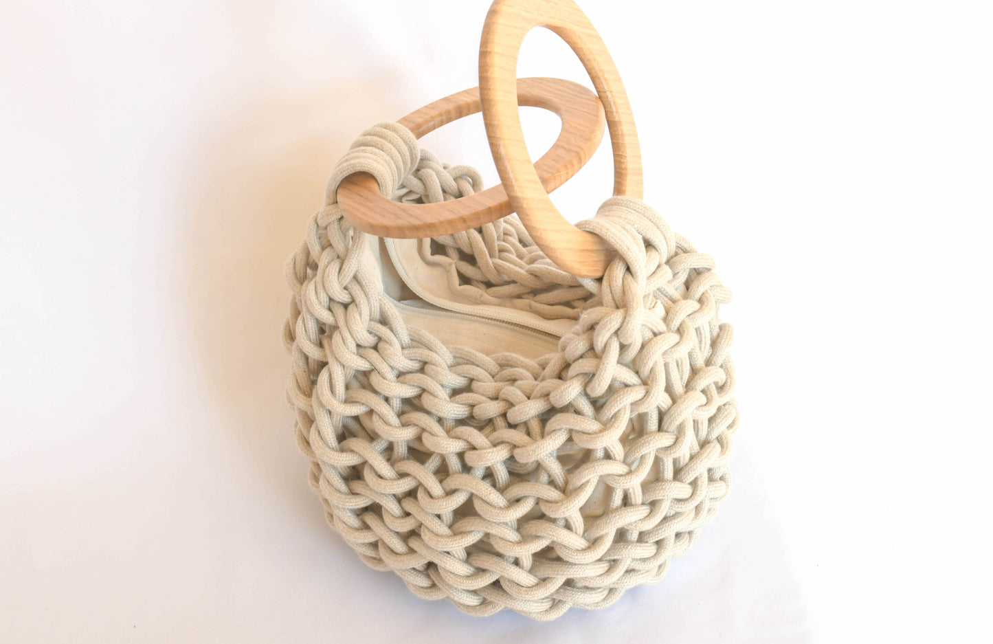 Sac à main Alienina Sofia beige