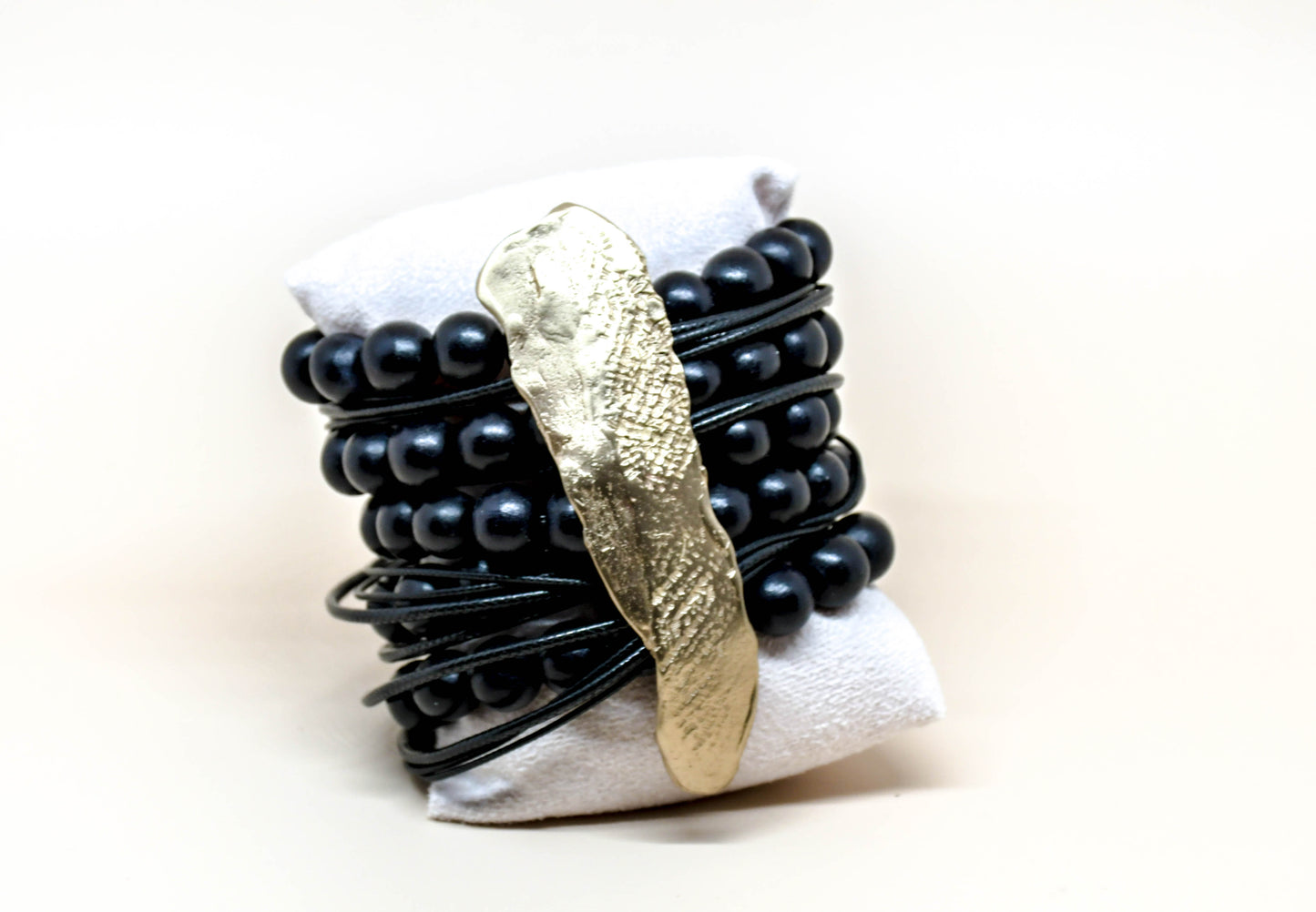 Katerina Vassou - Bracelet perle noire