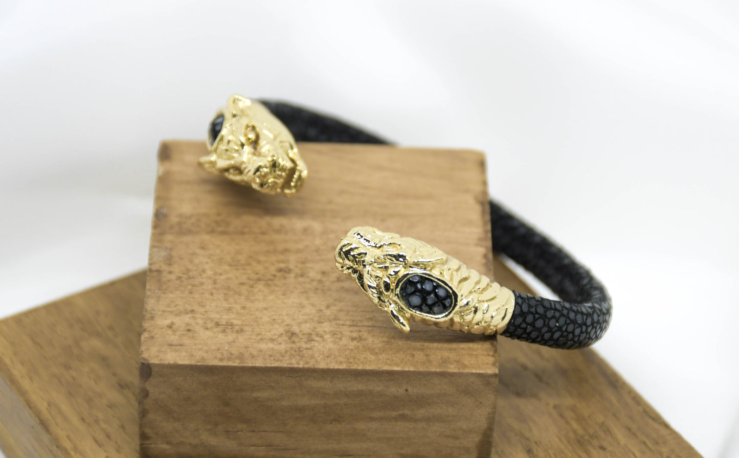 Barong Barong - Bracelet dragon noir