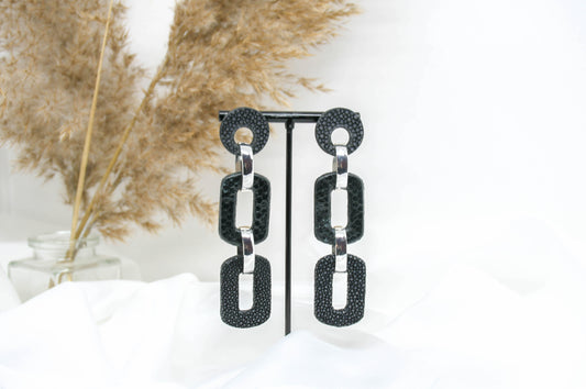 Barong Barong - Boucles d'oreilles noire