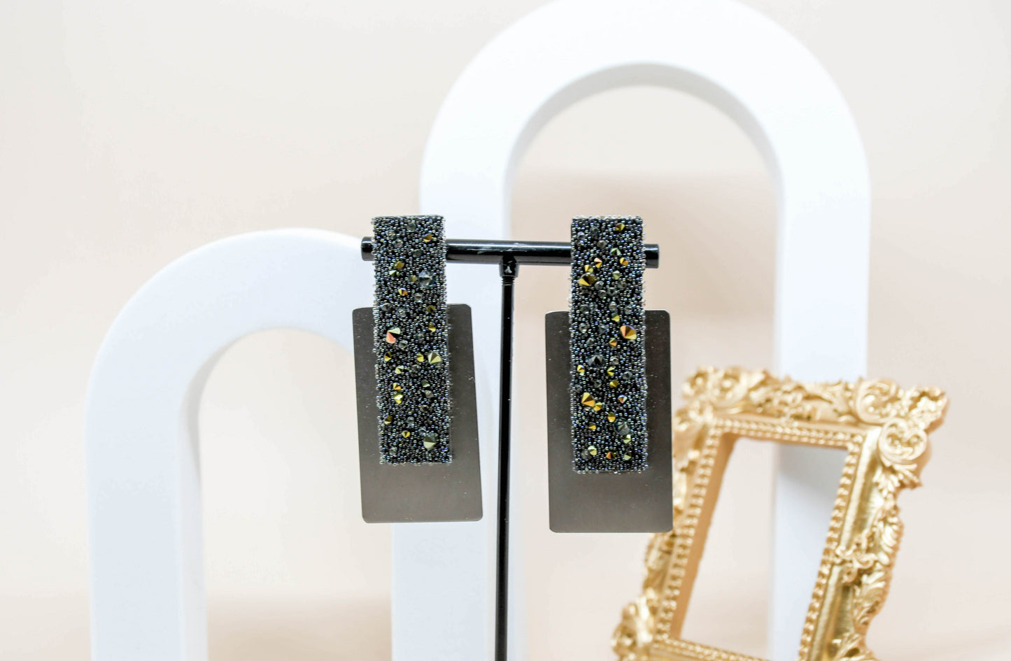 Katerina Vassou - Boucles d'oreilles swarovski