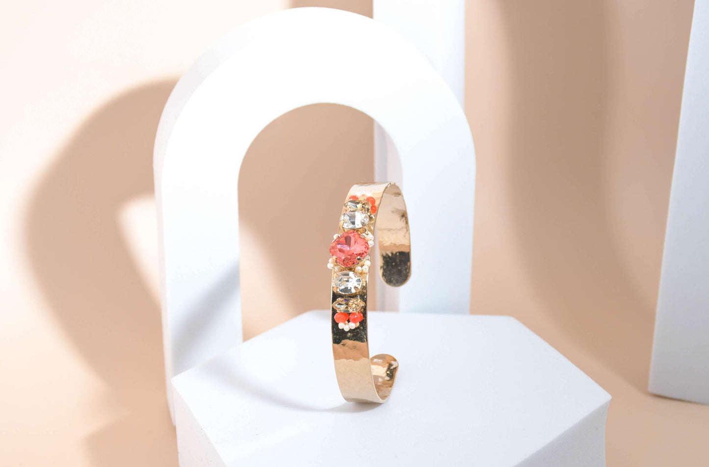 Satellite - Bracelet cristal rose