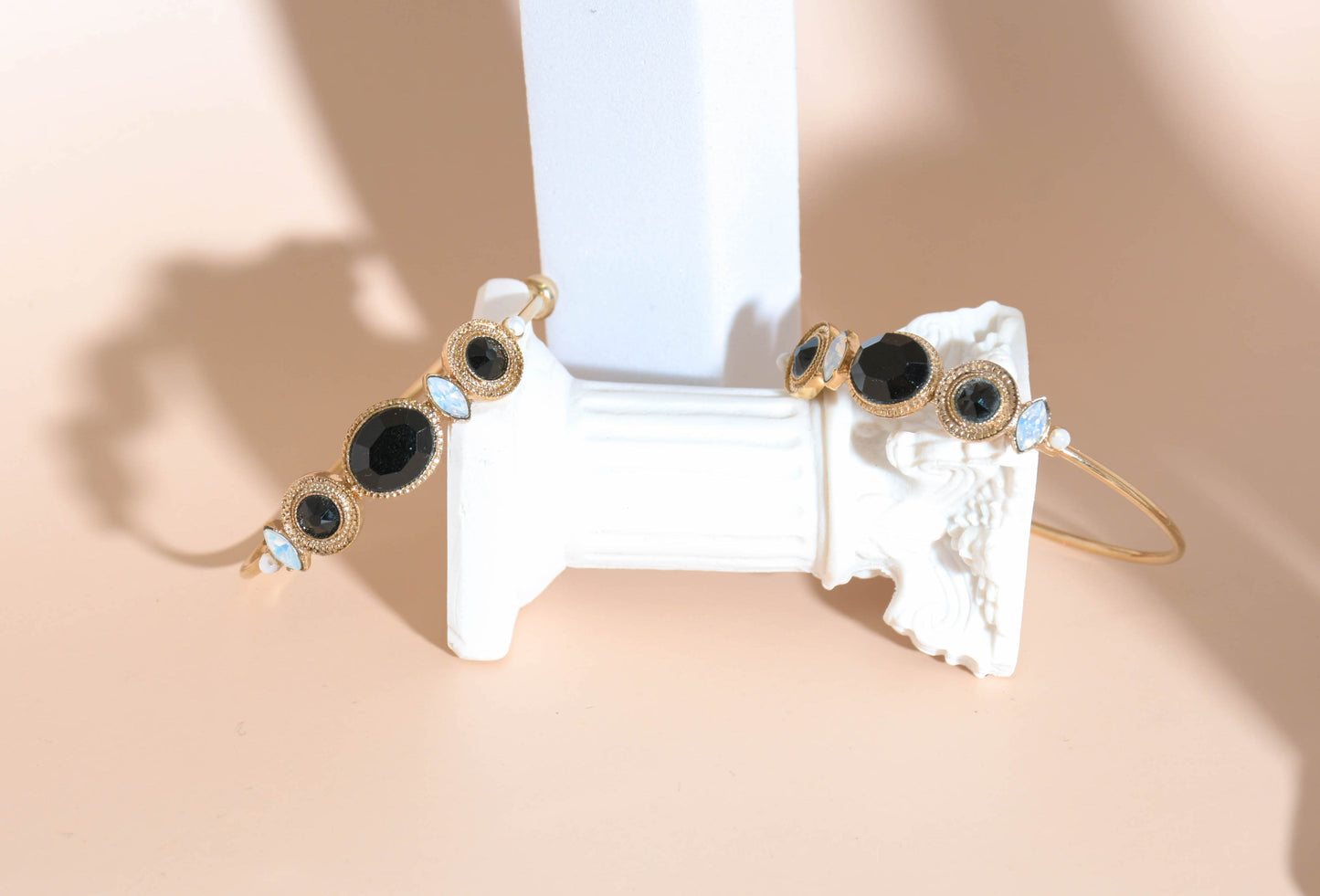 Satellite - Boucles d'oreilles noire