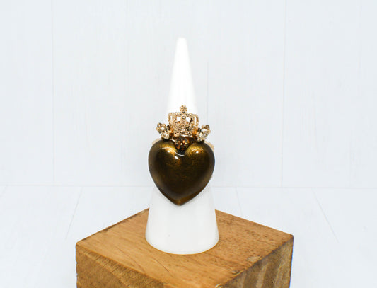 SATELLITE-Bague coeur