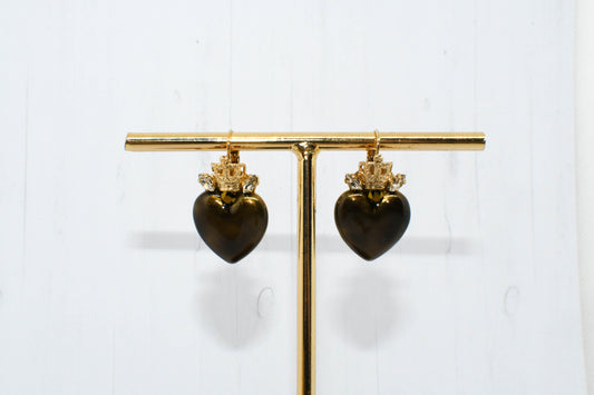 SATELLITE - Boucles d'oreilles coeur