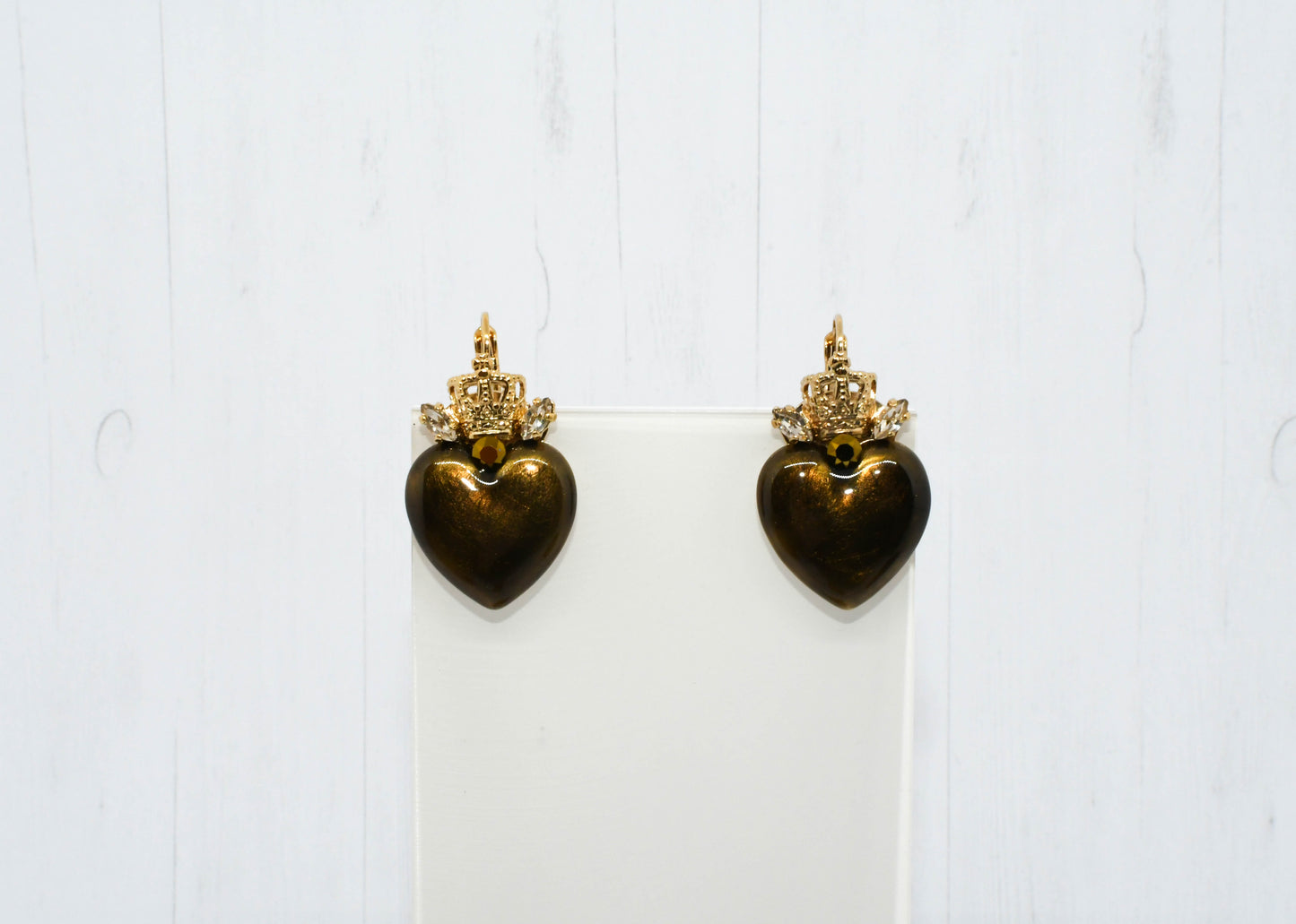 SATELLITE - Boucles d'oreilles coeur